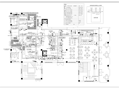 西餐厅电气 施工图 建筑电气 电气图