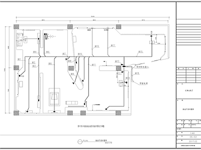 迁移动展厅电气 施工图 电气图