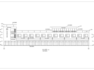 三层沿街商业楼建筑  施工图