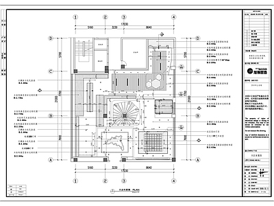 公安局党建展厅室内 施工图