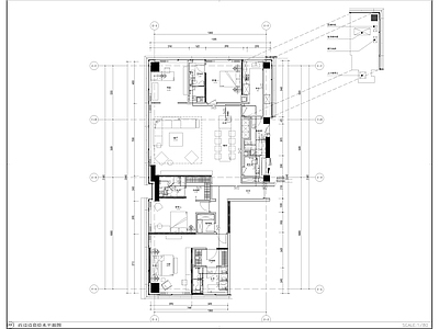 家居给排水 施工图 建筑给排水 给排水图