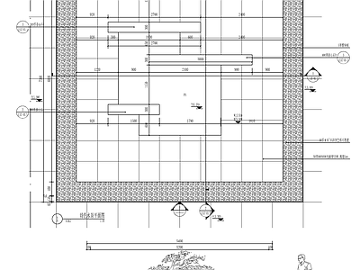 新中式镜面水景 施工图