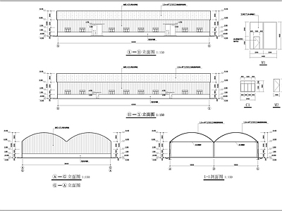 湘西鹤盛某仓库建筑全套 施工图 工业建筑