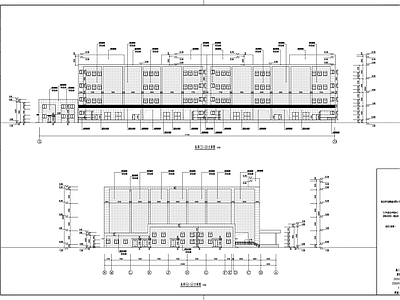 食品冷链加工及配送冷库建筑 施工图 工业建筑