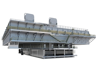 现代风格工业厂房 建筑外观 异形建筑 风格建筑 工业建筑 厂房 厂区