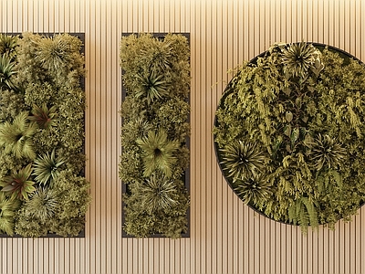 现代绿植墙