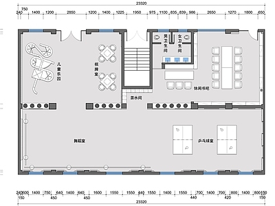 居民活动中心平面布置图