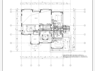 中式别墅暖通 施工图 建筑暖通