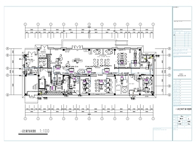 银行暖通 施工图 建筑暖通