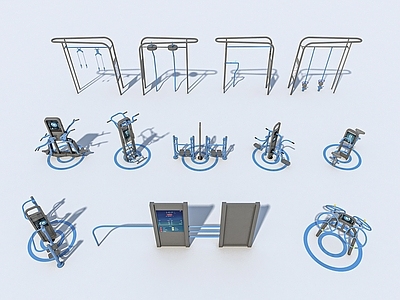 户外健身器械 智能健身器材 运动器械 多功能健身运动器械