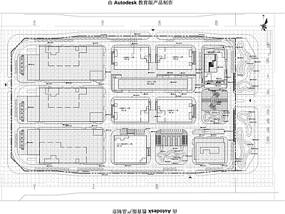 数据中心景观详图 施工图 效果图
