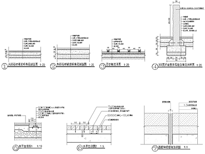 景观地面标准做法详图 施工图