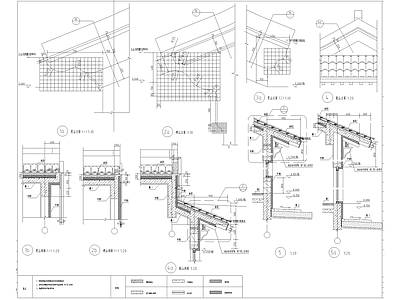 北方中式明清建筑墙身大样 施工图 建筑通用节点