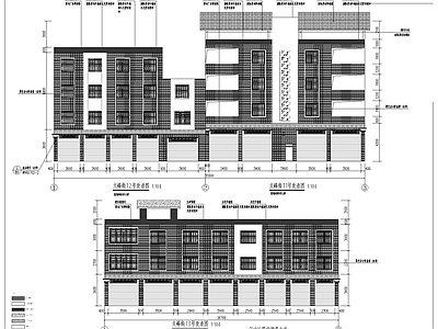 文峰街建筑外立面改造详图 施工图