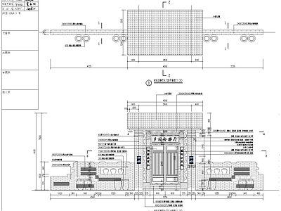 村民议事厅大门节点 施工图