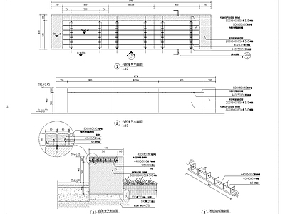 台阶坐凳详图 施工图