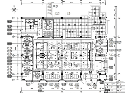 900㎡艺术餐厅详图 施工图