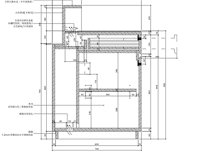 通用收银台 施工图 家具节点