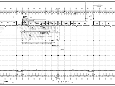单层大型车间建筑 施工图 工业建筑 产业园建筑