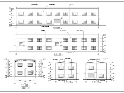 排架结构塑料制品生产车间建筑 工图 工业建筑 产业园建筑
