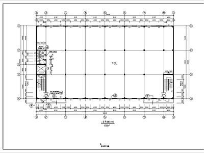 3层框架结构海棉加工厂建筑 施工图 工业建筑