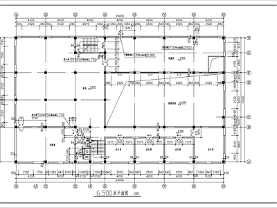 肥料厂建筑图 施工图 工业建筑