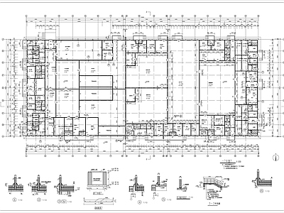 冷库建筑详图 施工图 工业建筑