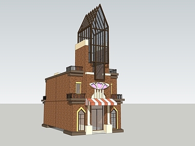 现代游乐园商业建筑 其他商业建筑