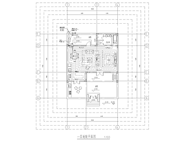 北方中式仿古民宿建筑暖通设计 施工图