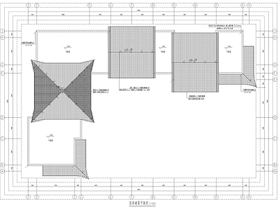 仿古中式街区建筑电气设计 施工图