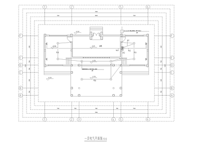 仿古中式街区建筑电气设计 施工图