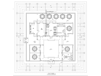 仿古中式商业街区建筑电气设计 施工图