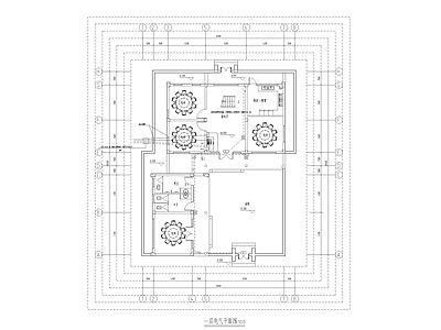 仿古中式商业街区建筑电气设计 施工图