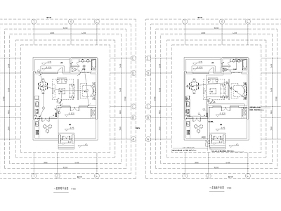 仿古中式合院别墅电气设计 施工图 建筑电气