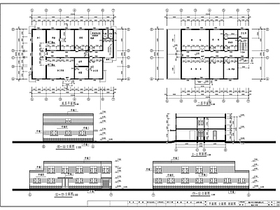 铂车间建筑节点 施工图 工业建筑 产业园建筑
