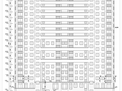 高层住宅楼全套建筑 施工图