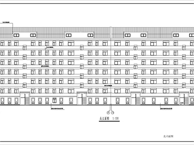 宿舍楼建筑 施工图