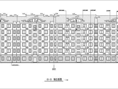 小高层住宅楼建施图 施工图