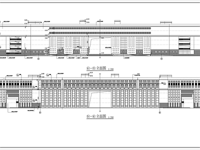 职业技术学院教学综合楼建筑 施工图