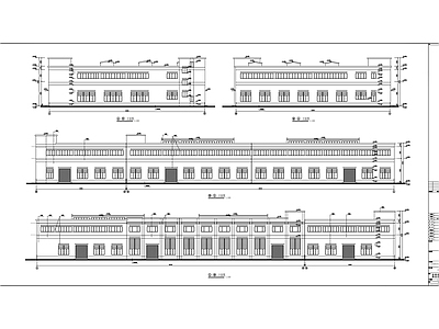 厂房建筑结构图 施工图 工业建筑