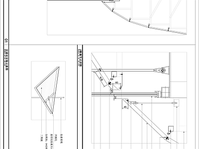 三角板幕墙节点 施工图 节点 结构节点图