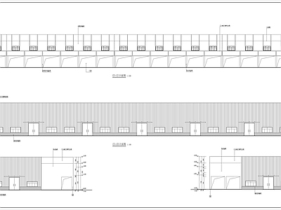 生产厂房建筑 施工图 工业建筑