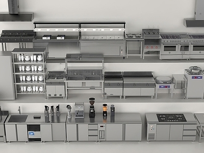 厨房器具组合 后厨设备