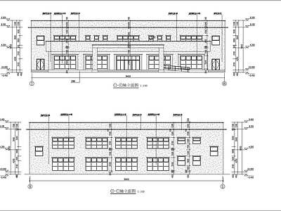 乡村办公综合楼建施图 施工图