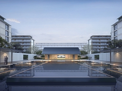 GOA杭州绿城湖境云庐未来科技城别墅建筑 效果图 施工图