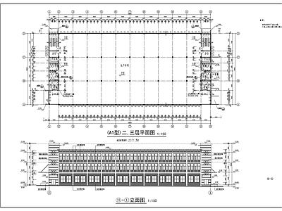 厂房建筑详图 施工图 工业建筑