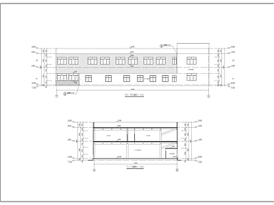 汽车修理车间建筑详图 施工图 工业建筑 产业园建筑