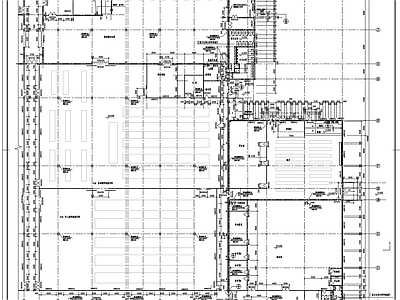 雅马哈厂房建筑 施工图 工业建筑