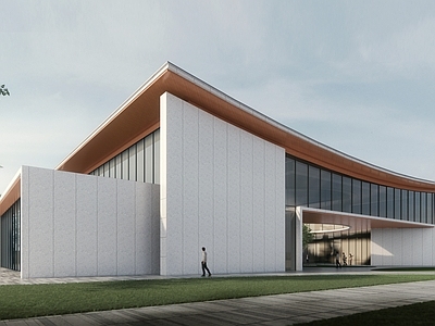 现代展览馆建筑