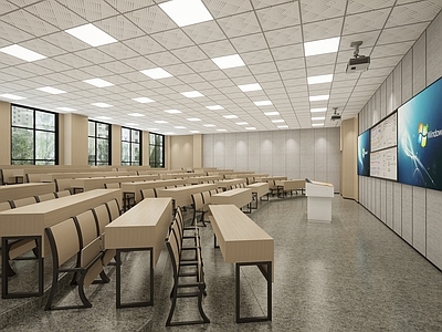 现代学校教室 阶梯教室 会议室